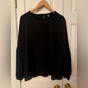 Bobeau Classic Black Blouse